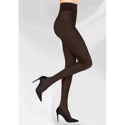 Mona Dámské punčocháče TINA 60 SOFT hazel caffe