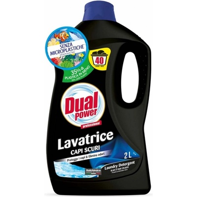 Dual Power Lavatrice Capi Scuri prací gel na černé prádlo 2 l 40 PD