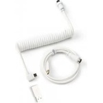 Keychron Cable Coiled Aviator Angled USB-C White (CAB-9)