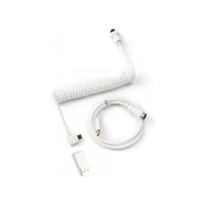 Keychron Cable Coiled Aviator Angled USB-C White (CAB-9)