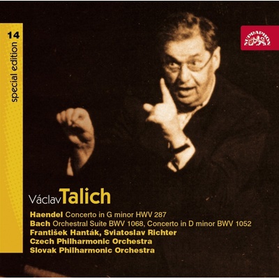 Česká filharmonie, Václav Talich - Talich Special Edition 14/ Händel - Koncert pro hoboj a smyčc.orch. Bach - Orchestrální svita, Koncert pro cembalo a orch. CD