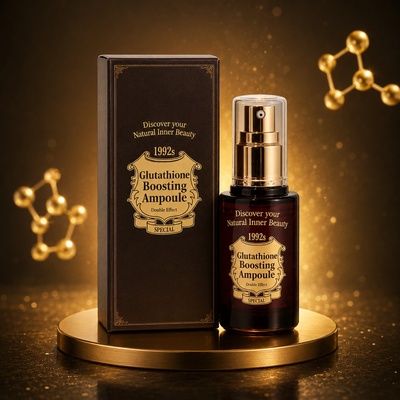 Chamos Cosmetics Интензивно избелващ и озаряващ серум против бръчки с глутатион и ниацинамид Chamos Acaci Glutathione Boosting Ampoule (CHAS615317)