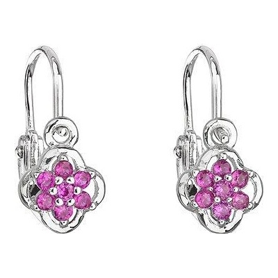 Evolution Group náušnice 11177.3 růžový zirkon