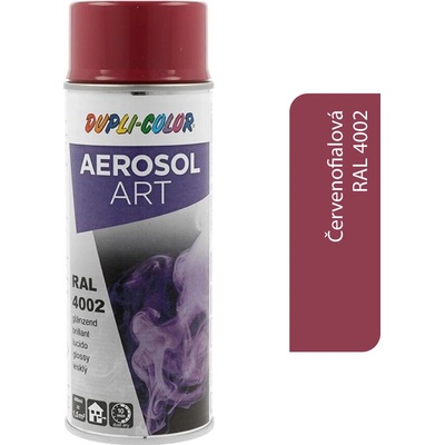 Dupli color Aerosol-Art rýchloschnúci akrylát v spreji - RAL 4002 - červenofialová - 400 ml