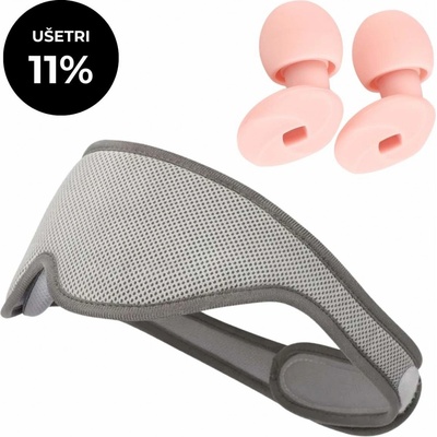 Merapy Maska na spanie + Štuple do uší Pink