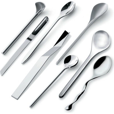 Alessi Dizajnové kávové lyžičky set 8