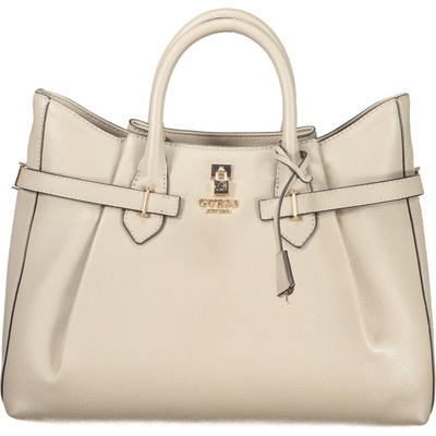 Guess Jeans dámska kabelka Bežová 37.0X27.0X13.0cm Bežová