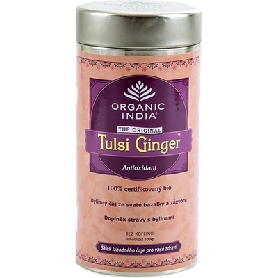 Organic India Tulsi Ginger sypaný čaj 100 g