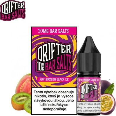 Juice Sauz Drifter Bar Salts Kiwi Passionfruit Guava Ice 10 ml 20 mg