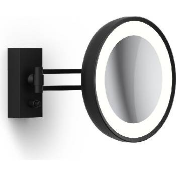 Decor Walther Увеличително козметично огледало x7 BS 36 стенно черен мат (0123860)