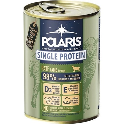 Polaris Single Protein Adult Paté jahňacia 400 g