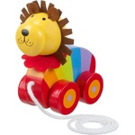 Orange Tree Toys Дървена играчка за дърпане, Лъв (ott09445)