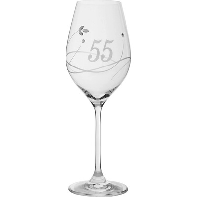 Swarovski Sklenice na víno s krystaly jubileum 55 360 ml