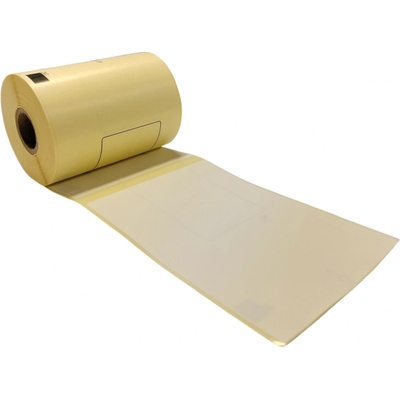 Termo Etiketa 102 mm x 152 mm, Thermo eco, Biela, Dutinka 25 mm, Vnútorný návin, 200 ks/kotúč, Permanentné lepidlo, DK-11241, Brother Kompatibilná, Priemer kotúča 78 mm