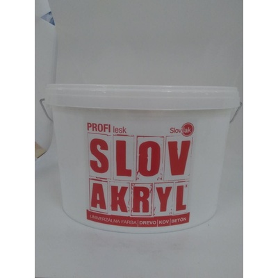 Slovakryl Profi lesk 5 kg biela