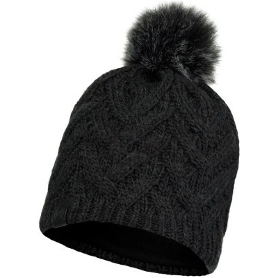 Buff knitted Hat Caryn Graphite