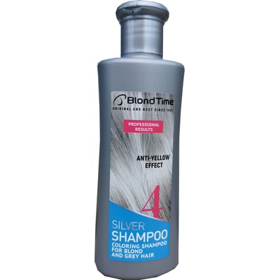 Шампоан за коса BLOND TIME Silver 150ml - ОЦВЕТЯВАЩ ШАМПОАН