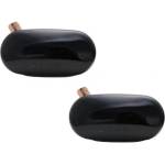 Carmart Диодни мигачи за калник за Honda Civic (1991-1996), Del Sol (92-97), CR-V (96-01) - опушени с бягащ мигач