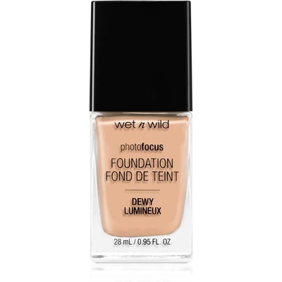 Wet n Wild PhotoFocus лек хидратиращ фон дьо тен за озаряване на лицето цвят Nude Ivory 28ml