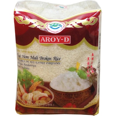 Aroy-D Thajská jazmínová lámaná ryža 4,5 kg