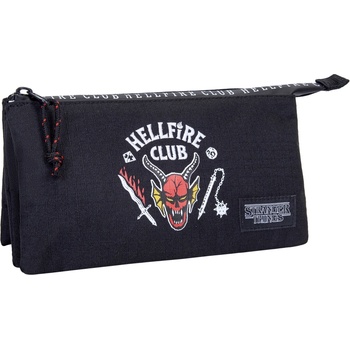 Kstationery Ученически несесер Kstationery Stranger Things Hellfire Club 23 x 11 x 3 cm (KST67612)