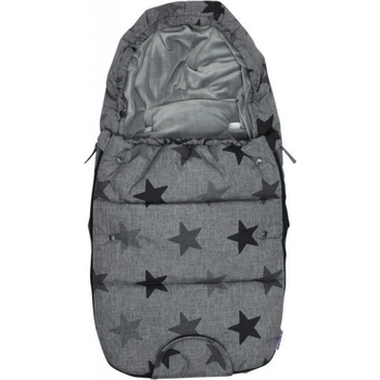 Dooky footmuff S STARS DeLuxe šedý