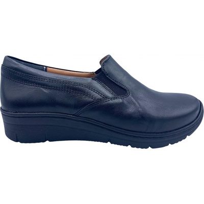 Kira Dámské kožené mokasíny 1399 černé