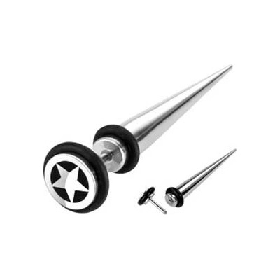 Šperky4U falešný piercing do ucha hvězda FP01013