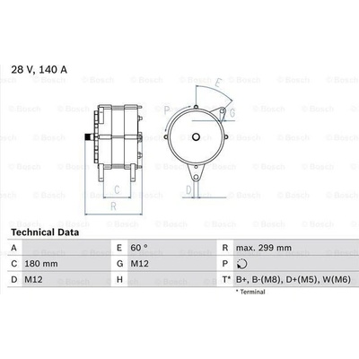 Alternátor BOSCH 0 986 047 160