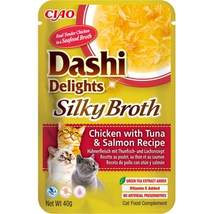 Inaba Foods Dashi Delights Кокошка с риба тон и сьомга Рецепта 40 г