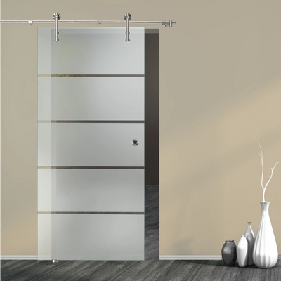 Amod Satira Delux skleněné 77 x 217 cm s mušlí