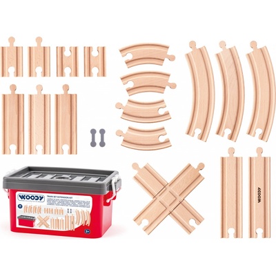 Woody Set kolejí 20ks – Zbozi.Blesk.cz