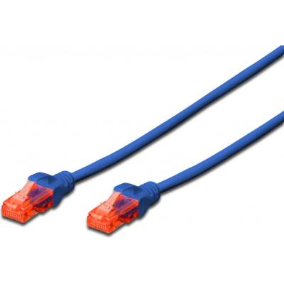 Digitus DK-1612-030/B Ecoline Patch, UTP, CAT 6e, AWG 26/7, 3m, modrý