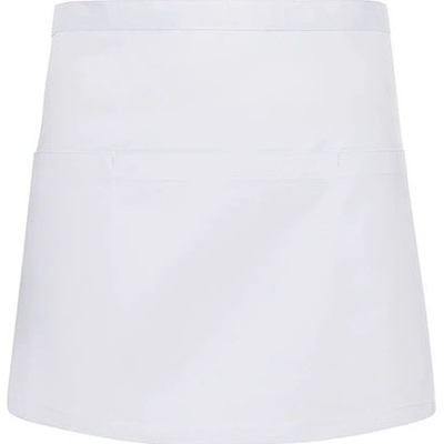 Karlowsky Pasová gastro zástěra s kapsou KY101 White 60x35cm