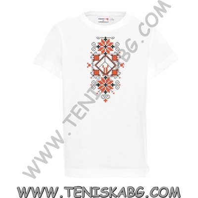 PROMOSTARS Тениска - Шевица принт 1128