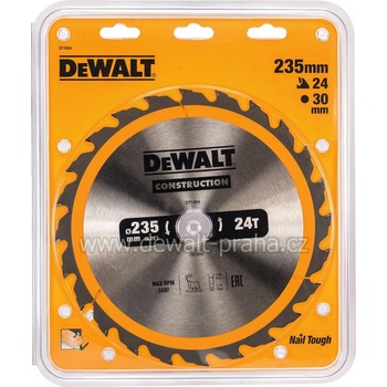 DeWALT DT1954 Pilový kotouč 235 x 30 mm, 24 zubů