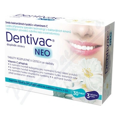 Dentivac NEO rozpustné v ústech se sladidly 30 tabliet