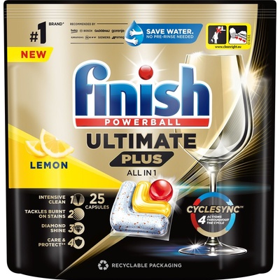 Finish Ultimate Plus All in 1 kapsle Lemon 25 ks