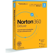 Norton 360 DELUXE 25GB 3 lic. 1 rok (21416704)