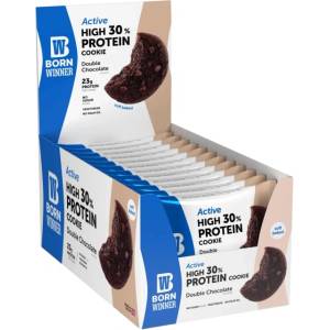 Born Winner Active 30% High Protein Cookie [12 x 75 грама] Двоен шоколад