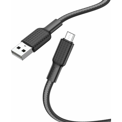 Hoco X69 USB A na Lightning 2,4A 1m černý bílý