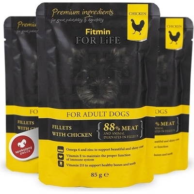 Fitmin For Life Adult Chicken With Ham in Jelly 85 g