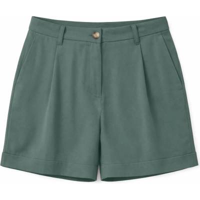 Mazine Дамски къси панталони Mazine Women's Pleated Viscose Shorts - Bottle (112-4429-0213)