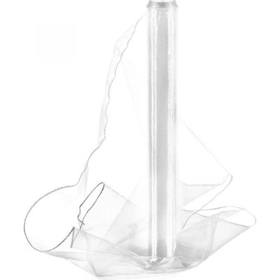 Organza 40cm/10y bílá 001 – Zboží Dáma