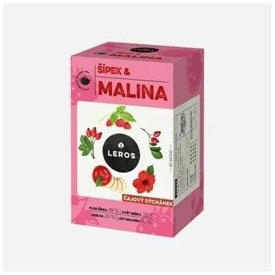 Leros Čajový Dýchánek šípek a malina 6 x 20 sáčků