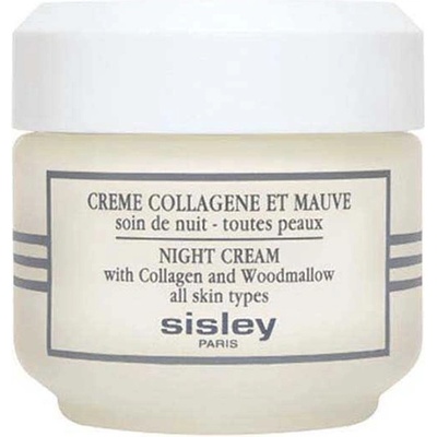 Sisley Night Cream With Collagen And Woodmallow регенериращ нощен крем за жени 50 мл