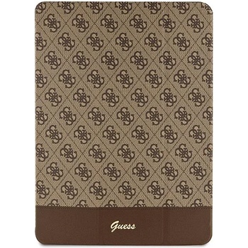 GUESS Калъф Guess GUFCP12PS4SGW за iPad Pro 12.9"", кафяв / кафяв, 4G Stripe Allover (GUE002704-0)