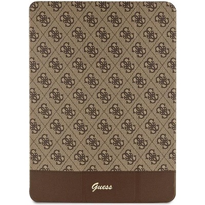 GUESS Калъф Guess GUFCP12PS4SGW за iPad Pro 12.9", кафяв / кафяв, 4G Stripe Allover (GUE002704-0)