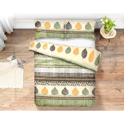 Áčko bavlna obliečky PETROVICE Olive 70x90 140x200