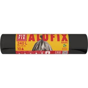 Alufix Торба за боклук alufix 240l 20 микрона eco черна 10 броя xms24010econnew (xms24010econnew)
